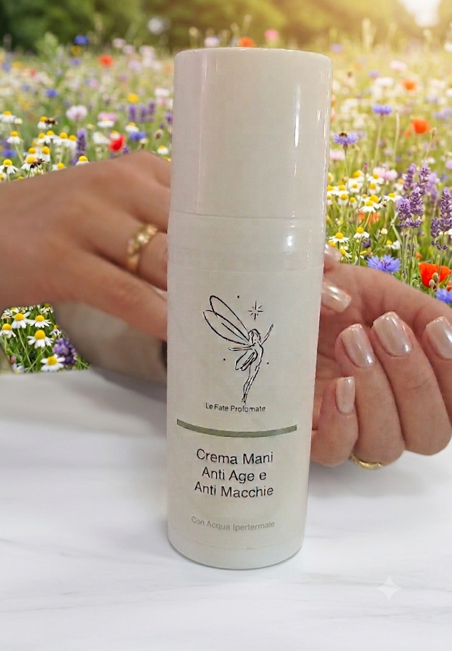 CREMA MANI ANTI AGE E ANTI MACCHIA CON ACQUA IPERTERMALE DI ABANO TERME